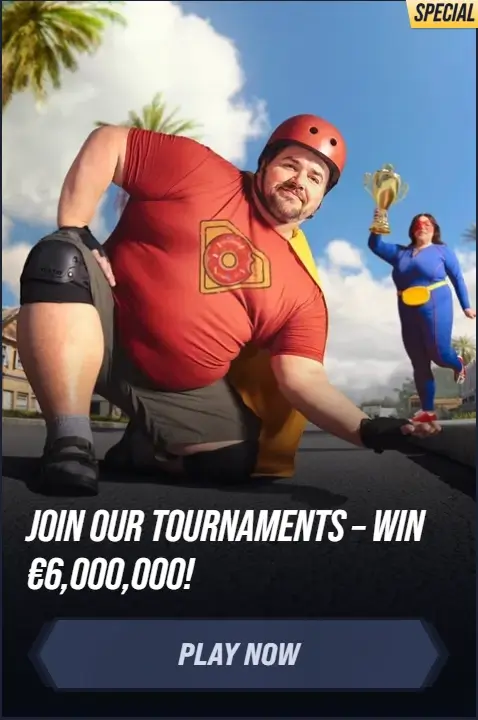 Join Our Tournaments - Win €6,000,000!