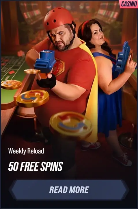 Weekly Reload Bonus 50 Free Spins